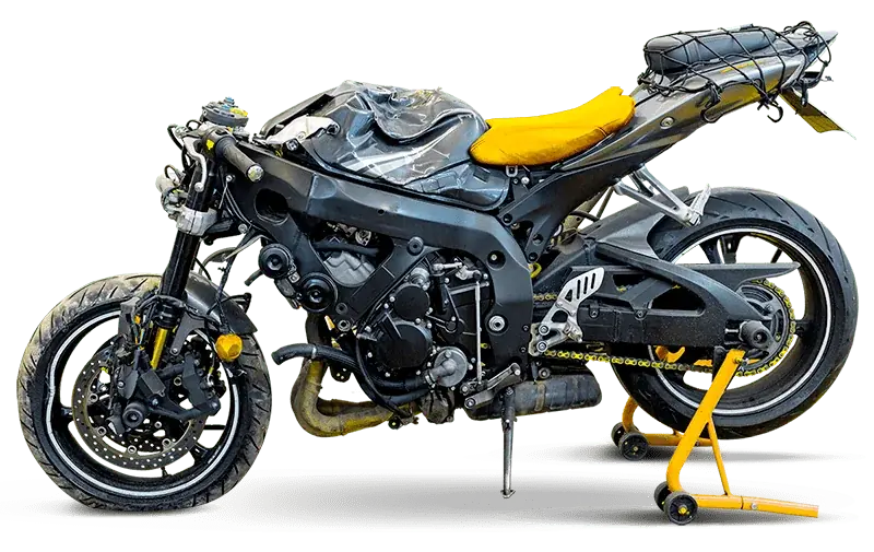 Tase gratis su moto accidentada o averiada